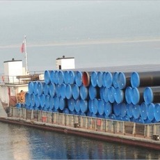 River port Lensk handles first shipment of pipes for the Sila Sibiri pipeline ... - PortNews IAA