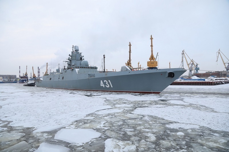 Severnaya Verf sends Fleet Admiral Kasatonov frigate for sea trials in ...