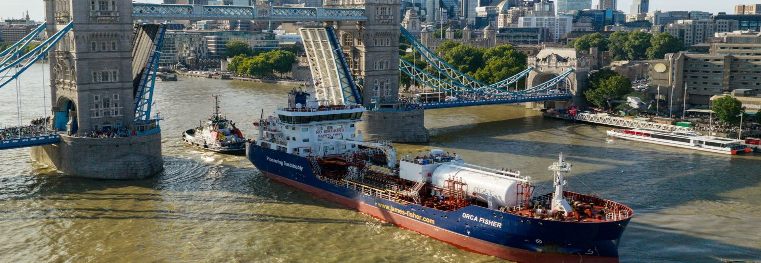 James Fisher names first Sealife-class LNG dual-fuel tanker in London